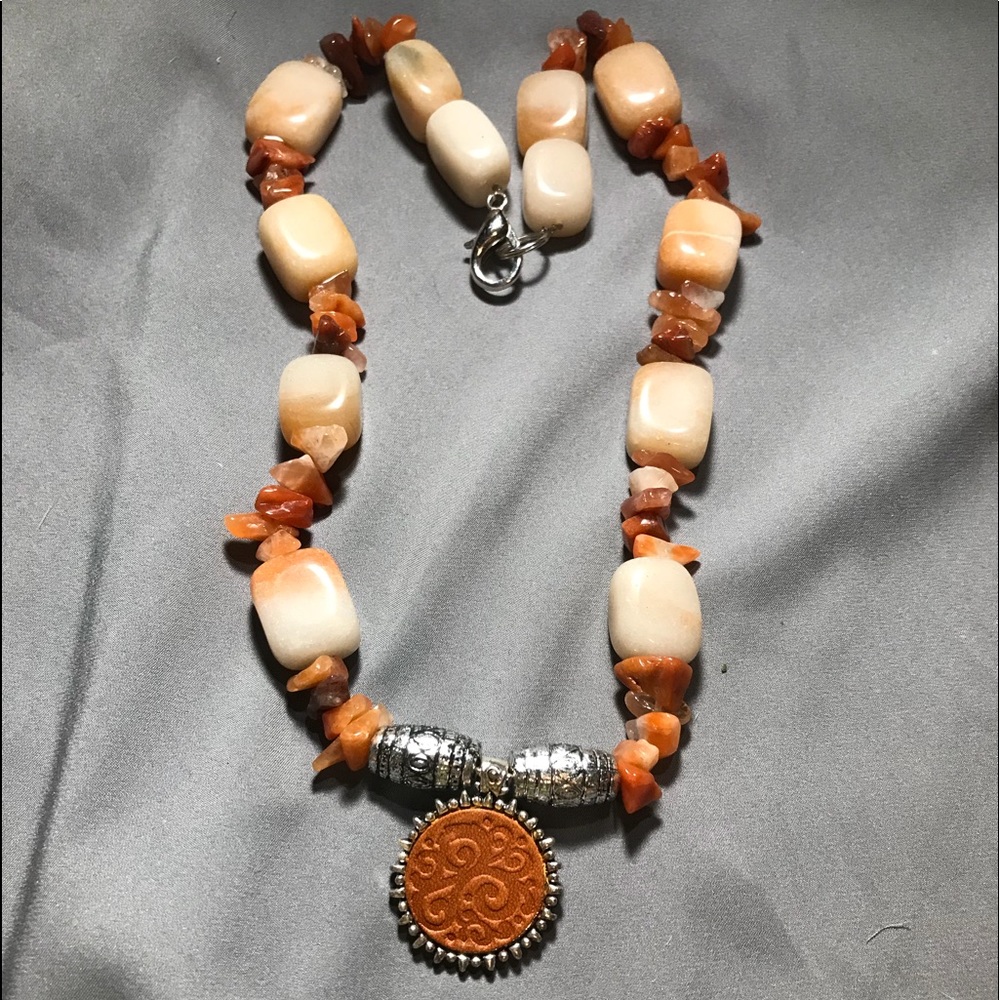 Handmade Bohemian style necklace!